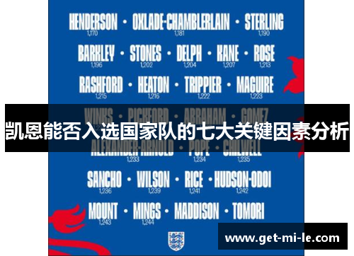 凯恩能否入选国家队的七大关键因素分析 凯恩能否入选国家队的七大关键因素分析