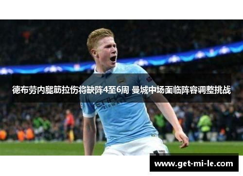德布劳内腿筋拉伤将缺阵4至6周 曼城中场面临阵容调整挑战